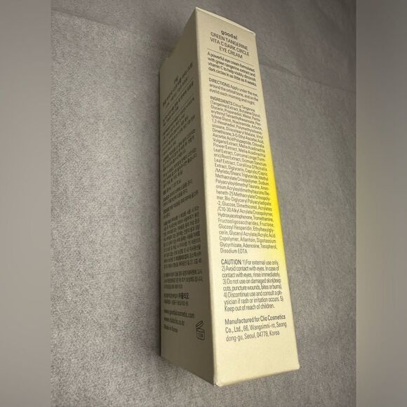 Goodal Green Tangerine Vita-C Dark Circle Eye Cream, 1.01 fl oz (30 ml) - Picture 3 of 6